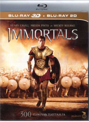 IMMORTALS blu-ray