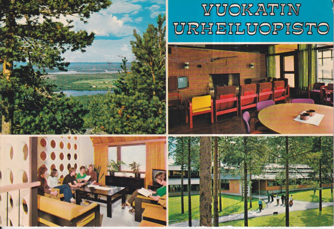 Vuokatti, Urheiluopisto. sommitelmakortti  .  e166