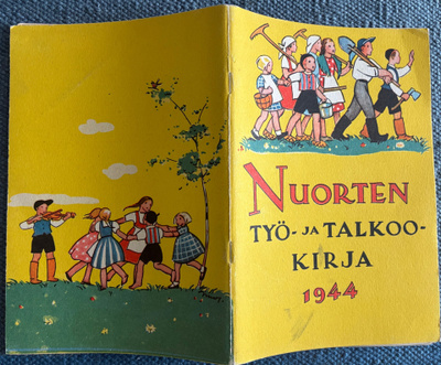 NUORTEN TYÖ- JA  TALKOOKIRJA 1944