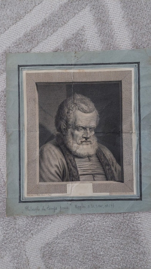 J.G.Wille Graveur du Roi - Partainen mies