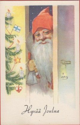 A Tawitz Joulupukki oven raossa