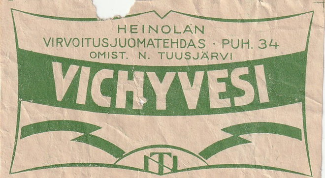 HEINOLAN VIRVOIT. - VICHYVESI  (K13-S4)