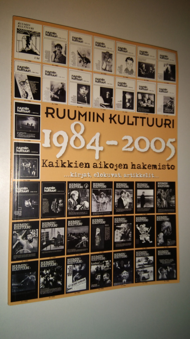 Ruumiin kulttuuri : 1984-2005, kaikkien aikojen hakemisto