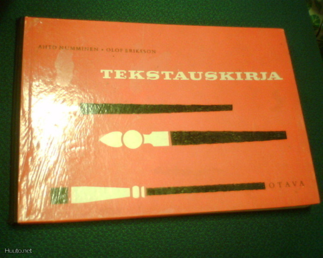 Ahto Numminen ym.: TEKSTAUSKÄSIKIRJA ( 1 p. 1960 ) Sis.pk:t
