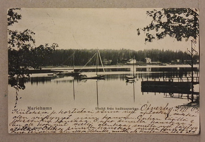 Mariehamn: Utsikt från badhusparken o (189)