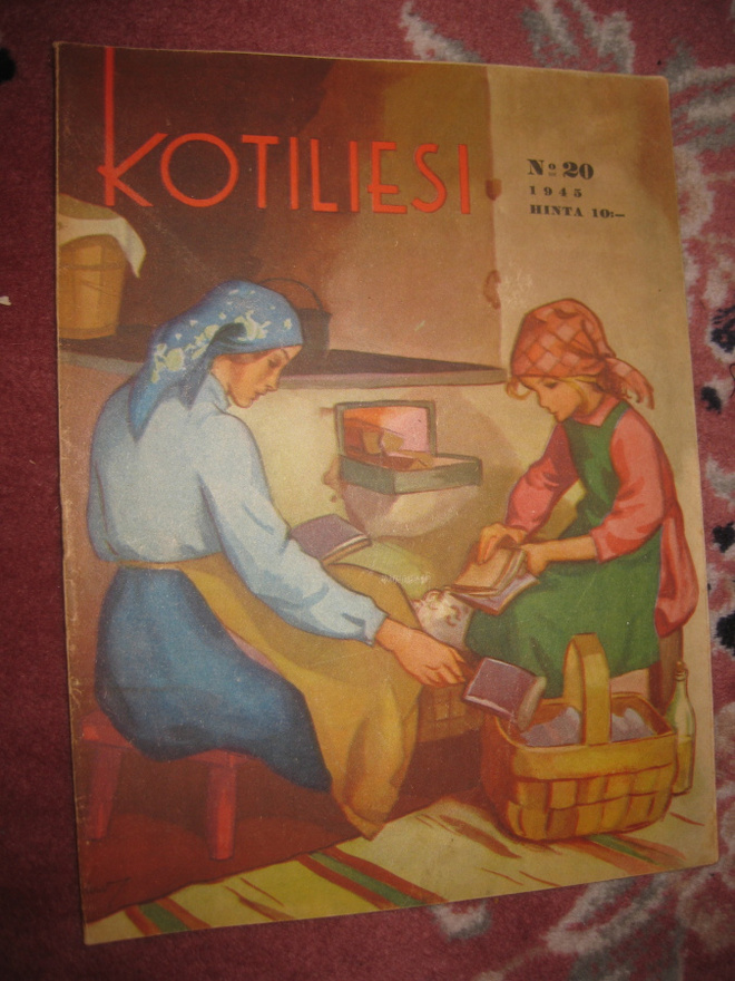 Kotiliesi  20 / 1945 : kansi Martta Wendelin