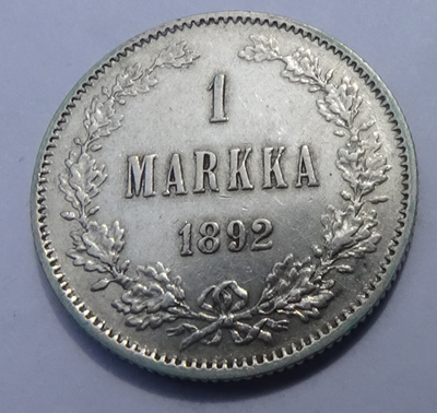 1892 1 markka kl8