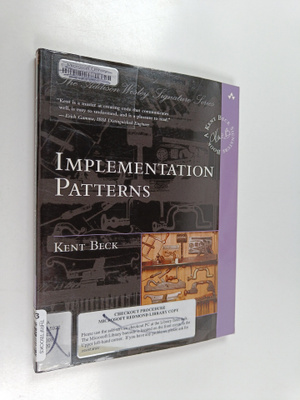 Kent Beck : Implementation patterns