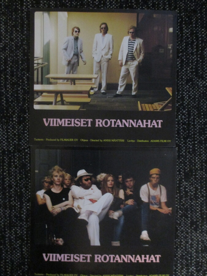 VIIMEISET ROTANNAHAT (1985) kaksi mainoskuvaa