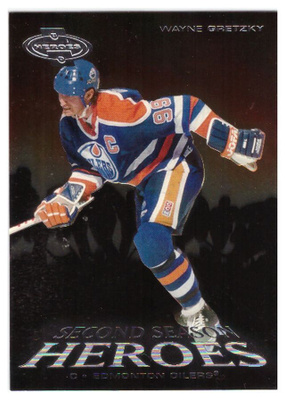 WAYNE GRETZKY Oilers, 00-01 Heroes & Prosp. Second Season #6