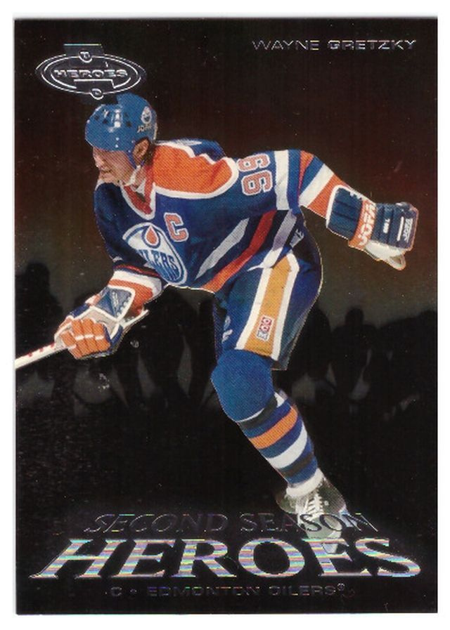 WAYNE GRETZKY Oilers, 00-01 Heroes & Prosp. Second Season #6