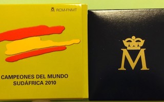 Espanja, jalkapallon MM-kisat 2010 Etelä-Afrikassa, kultaa.