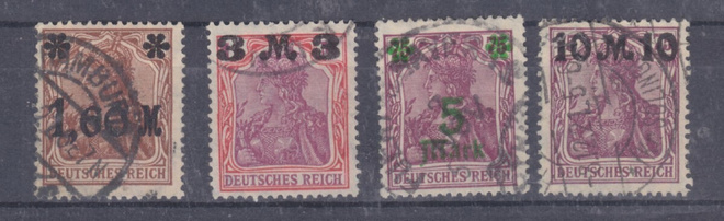 Saksa 1921 LaPe 169-172