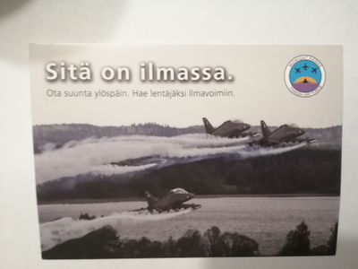 Sitä on ilmassa.