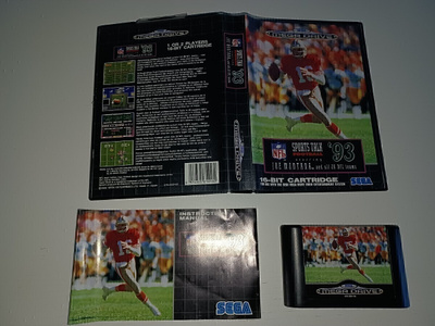 Sega MegaDrive - Sports Talk Football '93 Joe Montana (CIB)