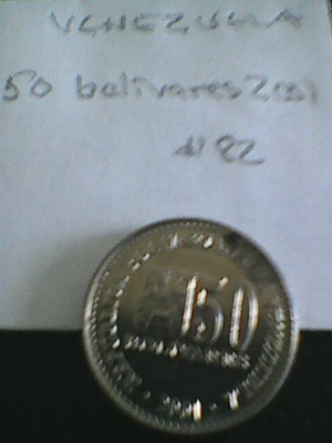 Venezuela 50 bolivares 2001 km#82