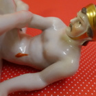 FIguuri Kuoleva Keltti posliinia. saksalainen valmistaja. - pikkukuva 3