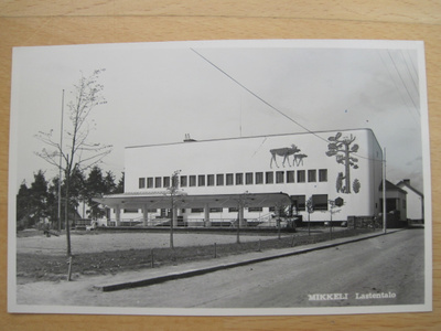 VANHA Postikortti Mikkeli 1950-l Alkup. Mallikappale