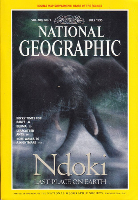 National Geographic vol.188 No.1 poster: HeartOfThe Rockies