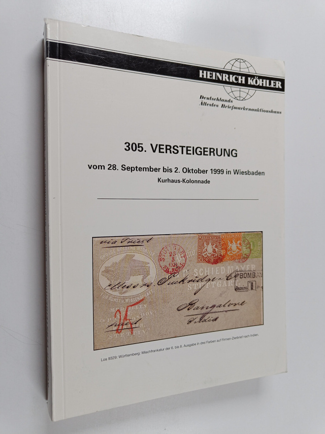 305. Versteigerung vom 28. September bis 2. Oktober 1999 ...