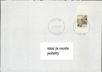 1992 tilhi vihosta kaunis kirje