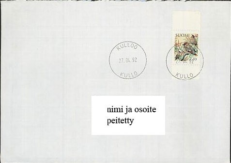 1992 tilhi vihosta kaunis kirje
