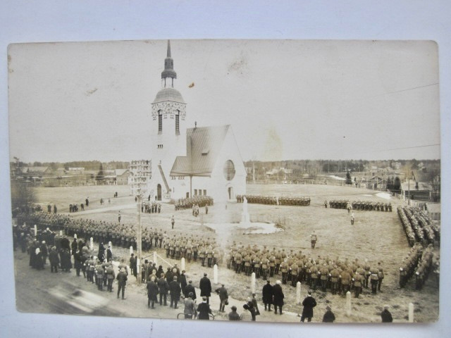 VANHA Valokuva Terijoki Luov Karjala Sotilaat ym 1920-l