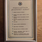 Pikkulottain kultaiset sanat kehyksissä - pikkukuva 1
