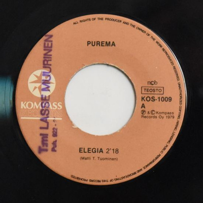 Single: Purema - Elegia / Kyynel