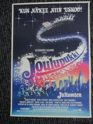 Joulupukki (Jeannot Szwarc, 1985) - vanha elokuvajuliste