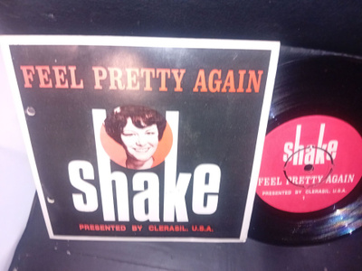 7"single mainoslevy SHAKE / CLERASIL ( SIS POSTIKULU )