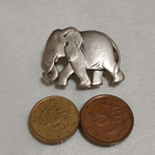 Vintage Onni Norsu solki Elephant rintakoru rintaneula - pikkukuva 2