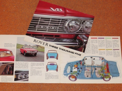 1969 Rover 3500 V8 esite - KUIN UUSI - 10 sivua