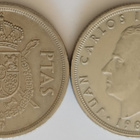 2 kpl Espanja 50 ptas1982 & 1983, 2 kuvaa - pikkukuva 1