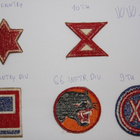 Aidot (ORG.) WW2 US ARMY joukko-osasto hihamerkit 25e/kpl - pikkukuva 2