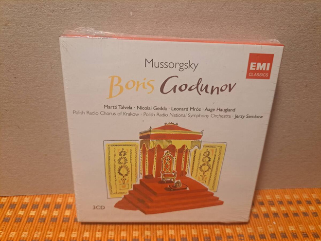 Mussorgsky:Boris Godunov-Martti Talvela,Semkow 3CD-Box(new)