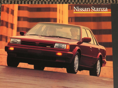 1989 Nissan Stanza esite - ISO - 20 sivua - KUIN UUSI