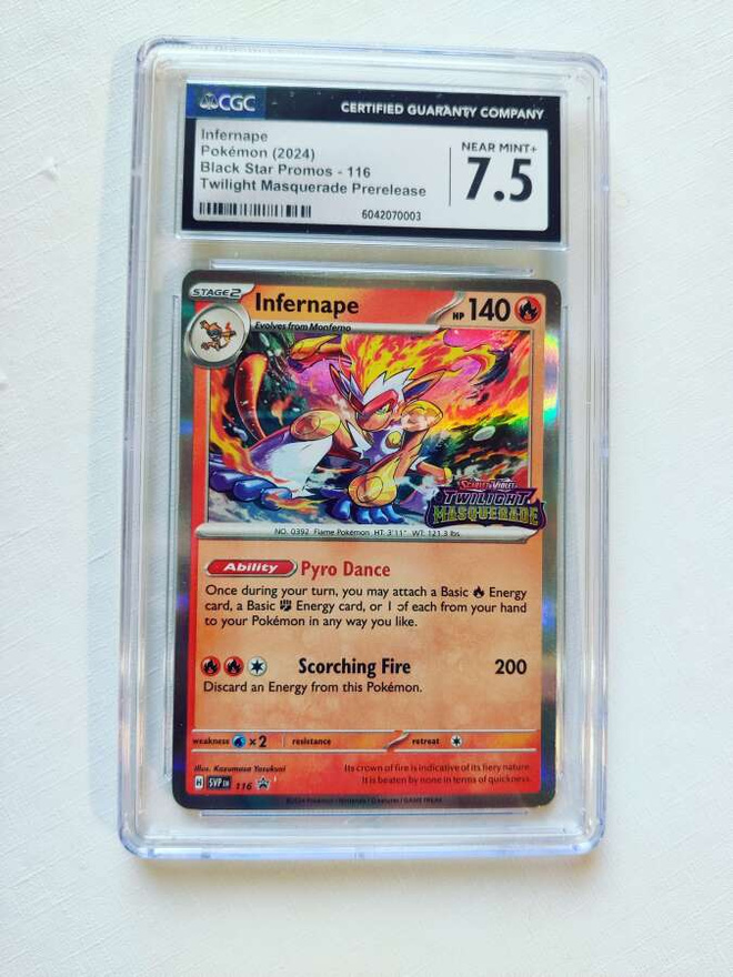 Infernape Black Star Promo SVP 116 CGC 7.5