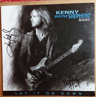 Kenny Wayne Shepherd Band-Lay it on down,LP ,nimikirjoitus