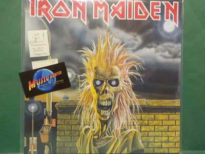 IRON MAIDEN - S/T - REISSUE EU 2014 UUSI LP+