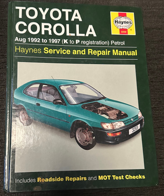 Haynes 3259 Toyota Corolla 1992 - 1997 korjausopas