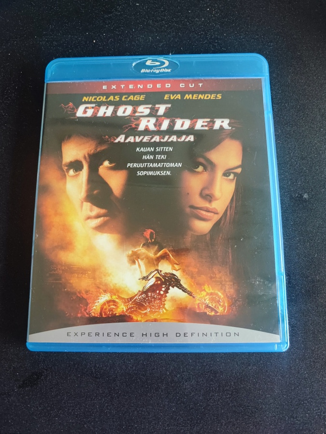 Ghost Rider Aaveajaja BLU-RAY Nicolas Cage Eva Mendes