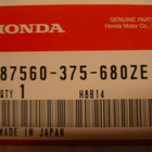 honda monkey tankin varoitus tarra musta 1980-86 - pikkukuva 2