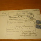 1918 Kenttäpostipakettikortti os Arvi Järventaus - pikkukuva 1