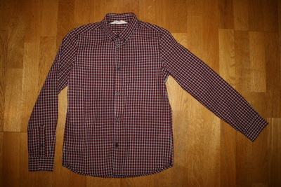 H&M ruudullinen kauluspaita 146