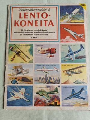 LENTOKONEITA KULTAISET ASKARTELUKIRJAT 2