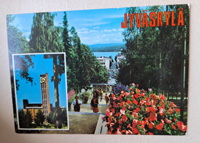 Jyväskylä: harjulta, portaat ja vesitorni, kulkematon