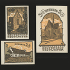 Saksa Notgeld 10, 25, 50 Pfg, Neukloster 1922 - pikkukuva 1