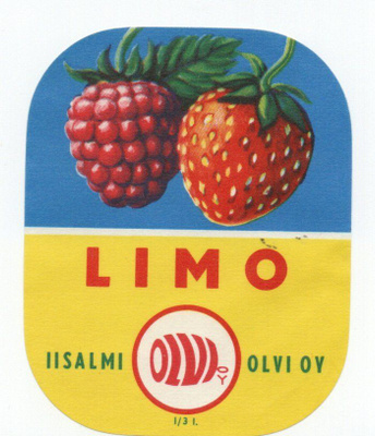 OLVI OY IISALMI LIMO. Etiketti