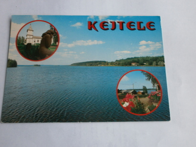 Keitele, vanh. kolmikuvakortti, ei p.